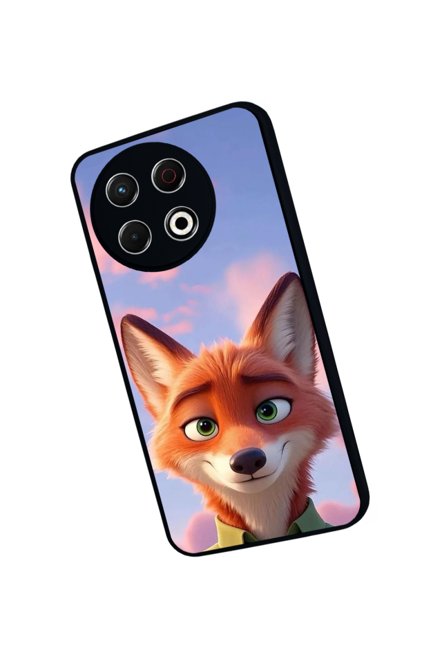 Tecno Spark 30 Pro Uyumlu TheWolf Tasarımlı Glossy Premium Kılıf