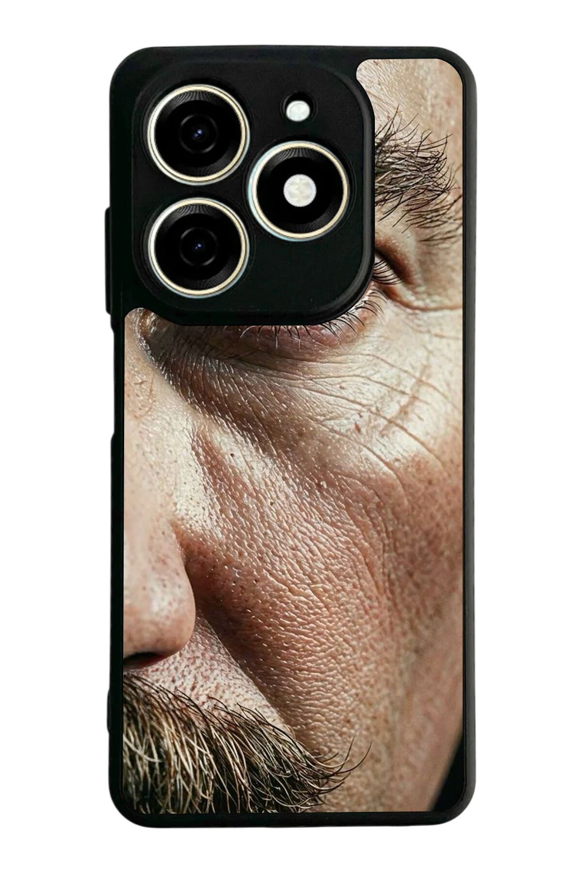 Tecno Spark 20/20C Uyumlu Mustafa Kemal Ataturk Tasarımlı Glossy Premium Kılıf