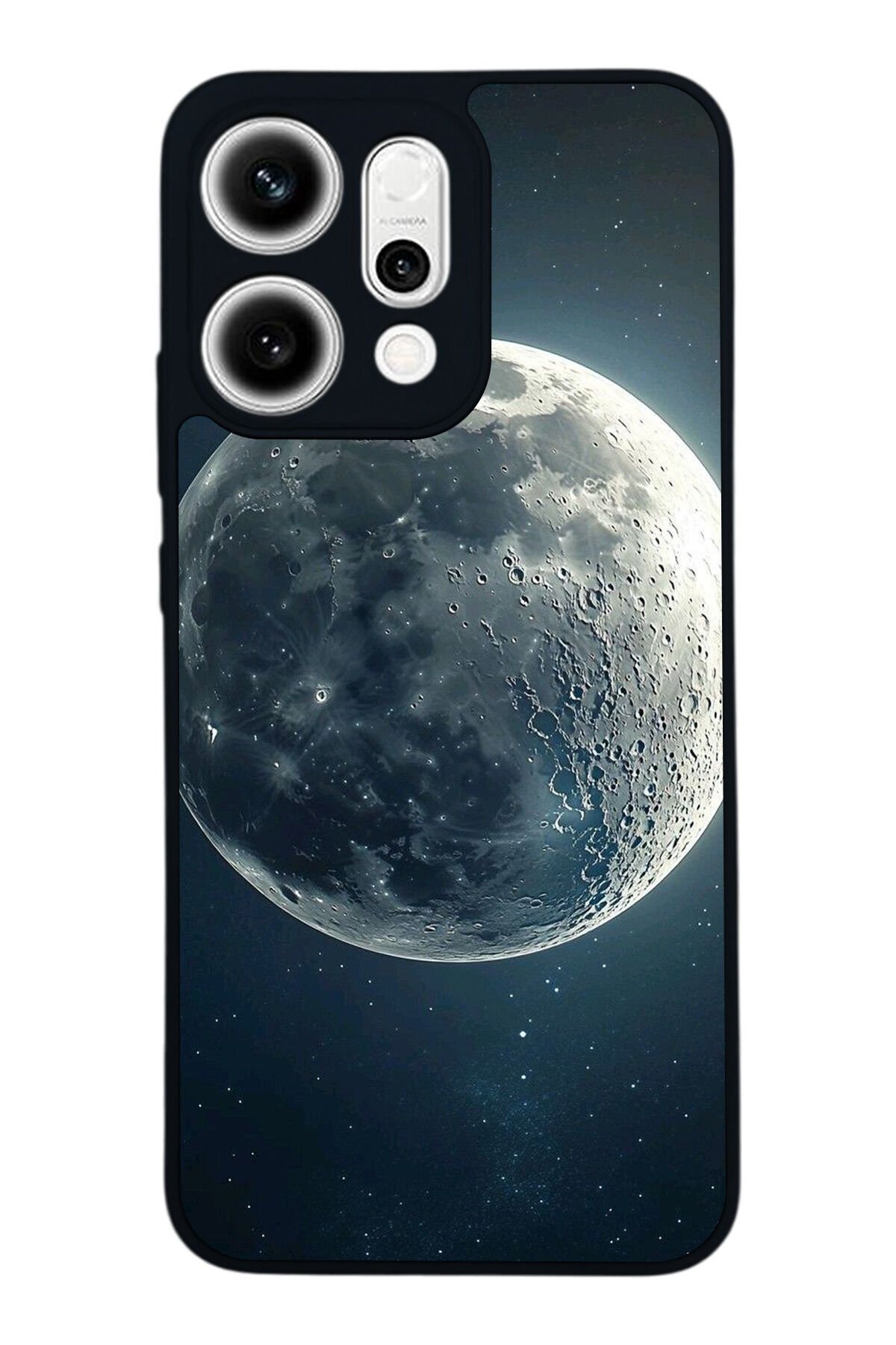 Oppo Reno 14 Uyumlu Ay Tasarımlı Glossy Premium Kılıf