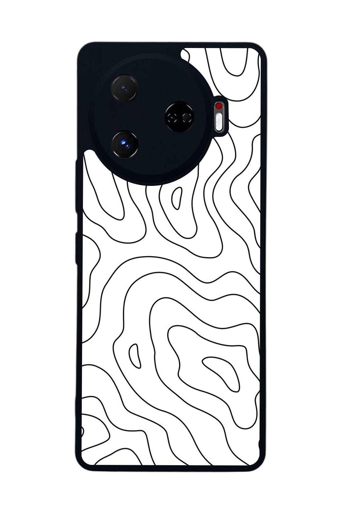 Tecno Camon 30 Pro Uyumlu Çizgi Sanatı Tasarımlı Glossy Premium Kılıf