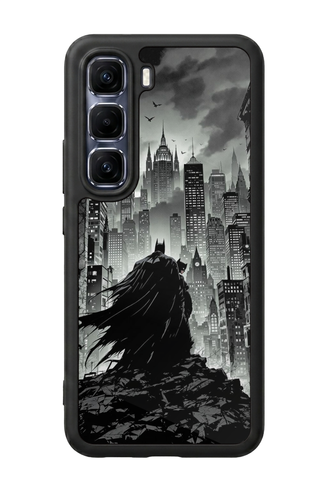 Infinix Hot 60 Pro Plus Uyumlu Batman Tasarımlı Glossy Premium Kılıf