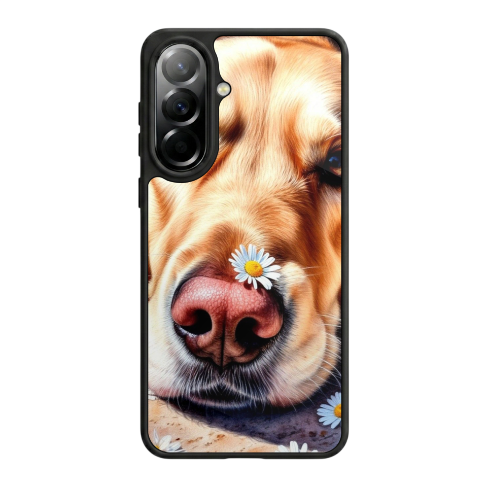 Samsung Galaxy A57 Uyumlu Golden Kopek Tasarımlı Glossy Premium Kılıf