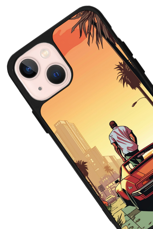 iPhone 15 Plus Uyumlu GTA Tasarımlı Glossy Premium Kılıf