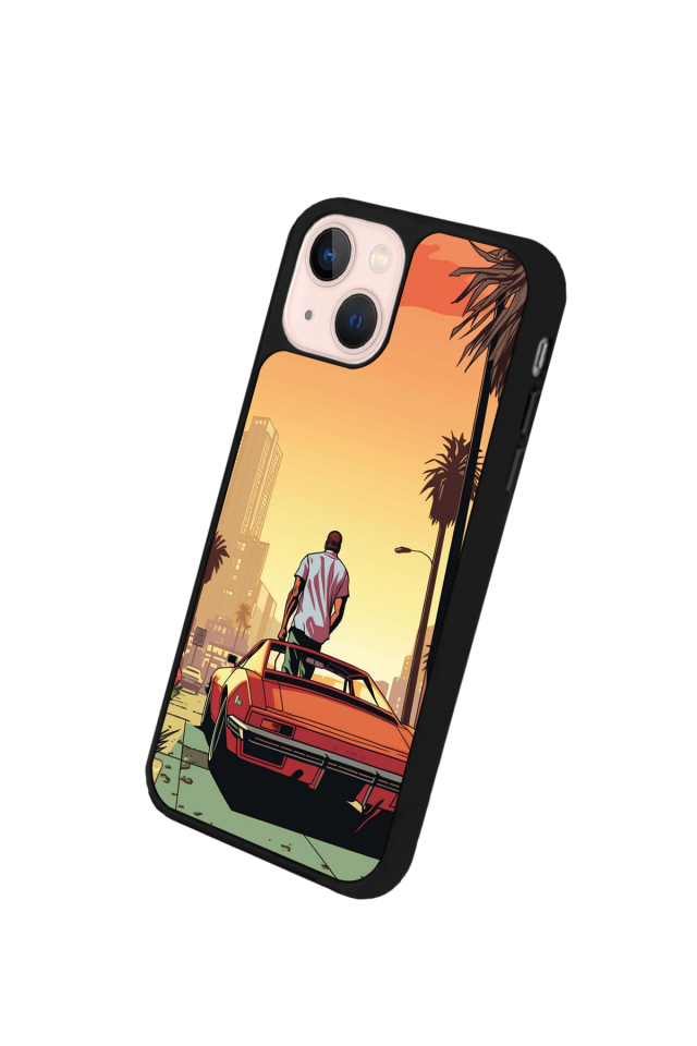 iPhone 15 Plus Uyumlu GTA Tasarımlı Glossy Premium Kılıf