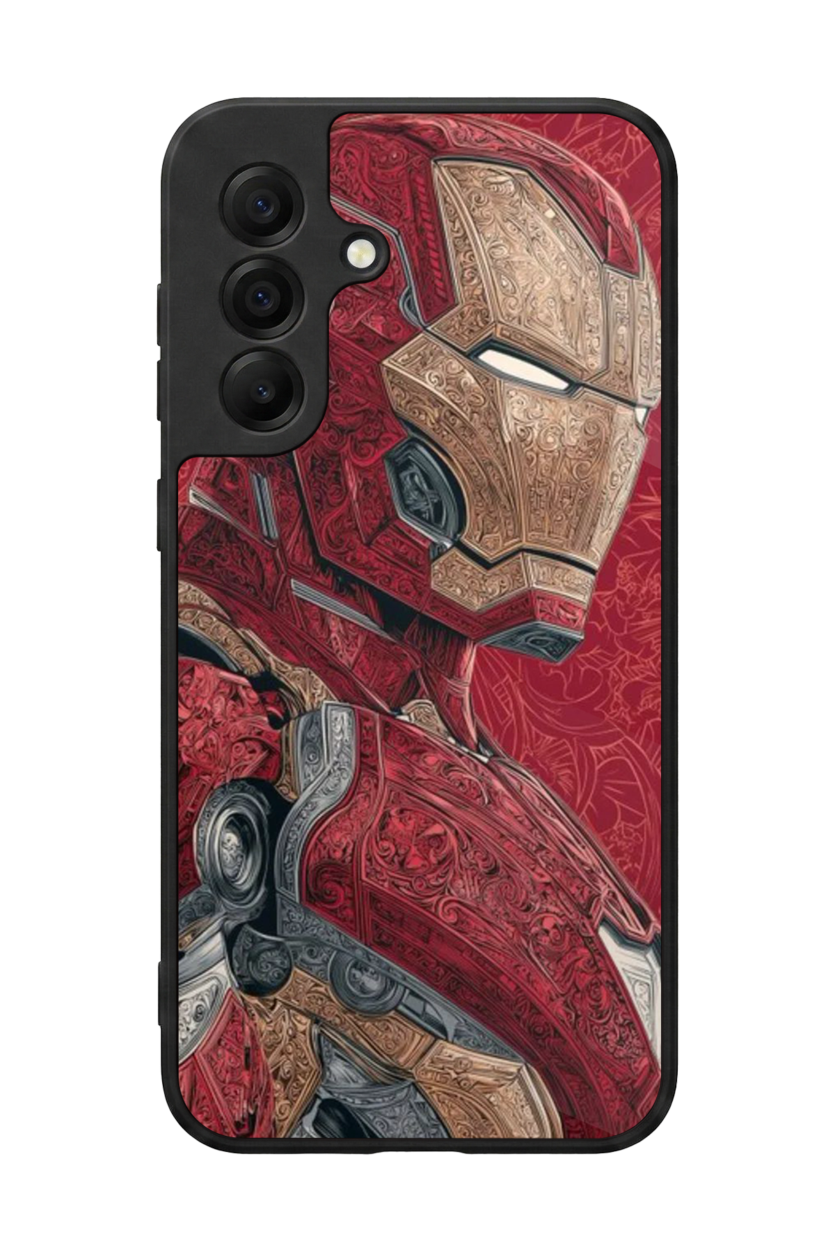Samsung Galaxy A17 Uyumlu Iron Man ( Demir Adam ) Tasarımlı Glossy Premium Kılıf