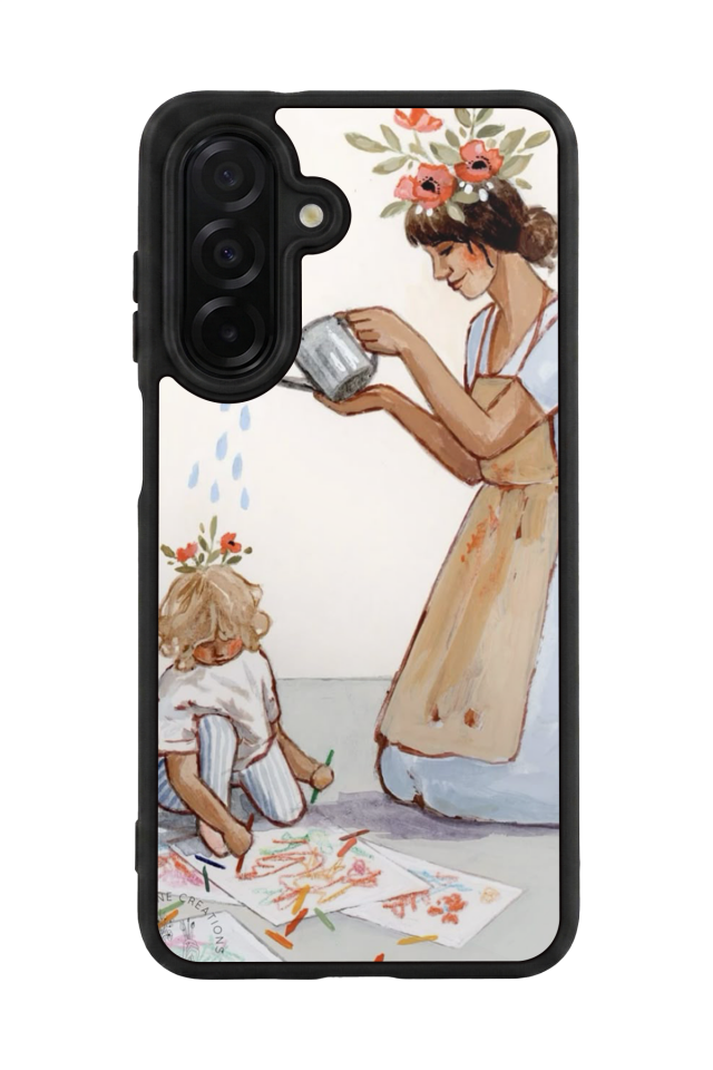 Samsung Galaxy A56 Uyumlu Kalp Love Tasarımlı Glossy Premium Kılıf