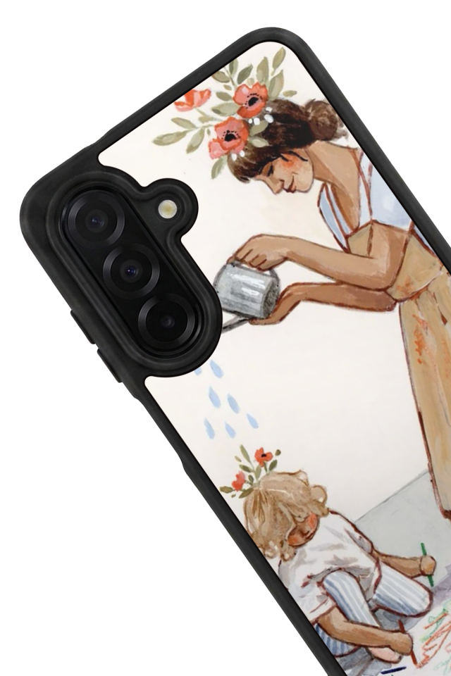 Samsung Galaxy A56 Uyumlu Kalp Love Tasarımlı Glossy Premium Kılıf