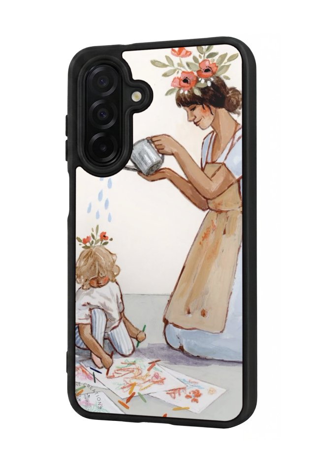 Samsung Galaxy A56 Uyumlu Kalp Love Tasarımlı Glossy Premium Kılıf