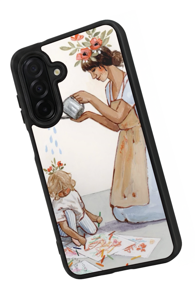 Samsung Galaxy A56 Uyumlu Kalp Love Tasarımlı Glossy Premium Kılıf