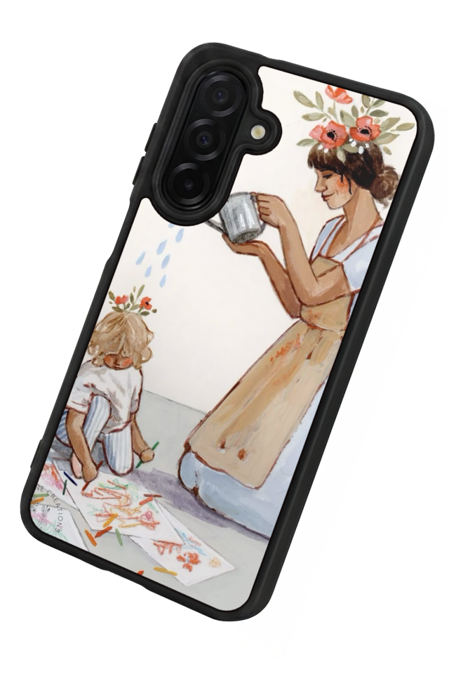 Samsung Galaxy A56 Uyumlu Kalp Love Tasarımlı Glossy Premium Kılıf
