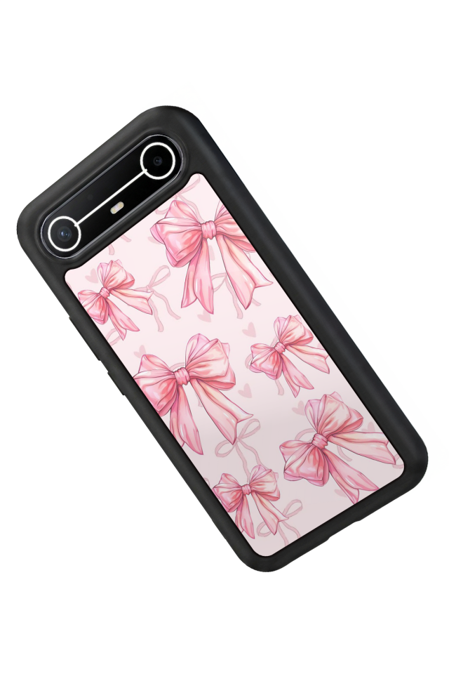 Tecno Spark Slim 5G Uyumlu Kurdele Tasarımlı Glossy Premium Kılıf