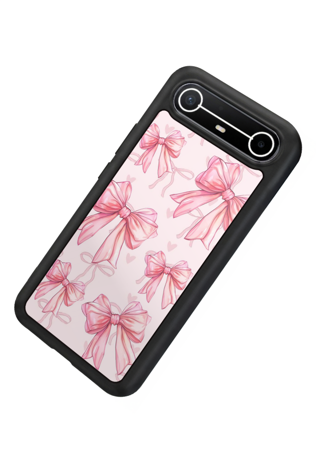 Tecno Spark Slim 5G Uyumlu Kurdele Tasarımlı Glossy Premium Kılıf