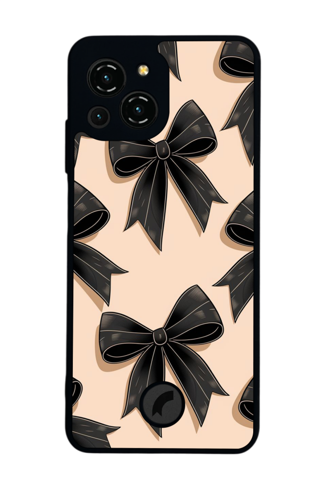 Reeder S23 Pro Max Uyumlu Kurdele Tasarımlı Glossy Premium Kılıf