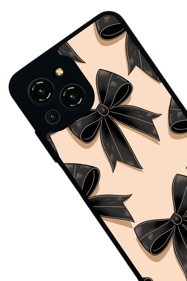 Reeder S23 Pro Max Uyumlu Kurdele Tasarımlı Glossy Premium Kılıf