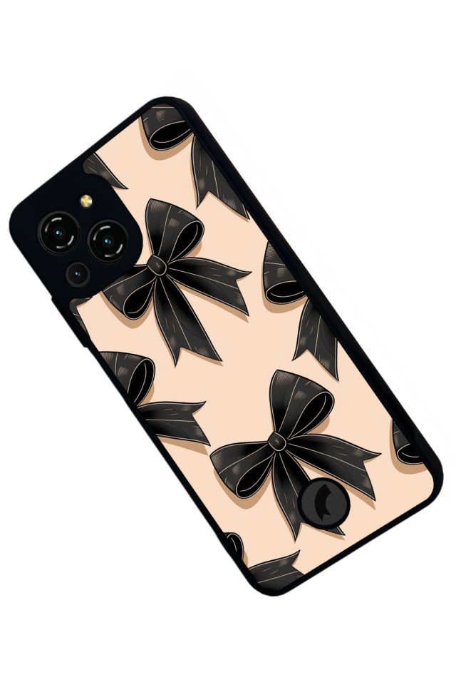 Reeder S23 Pro Max Uyumlu Kurdele Tasarımlı Glossy Premium Kılıf