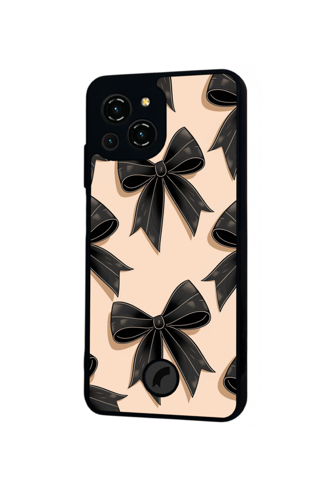 Reeder S23 Pro Max Uyumlu Kurdele Tasarımlı Glossy Premium Kılıf