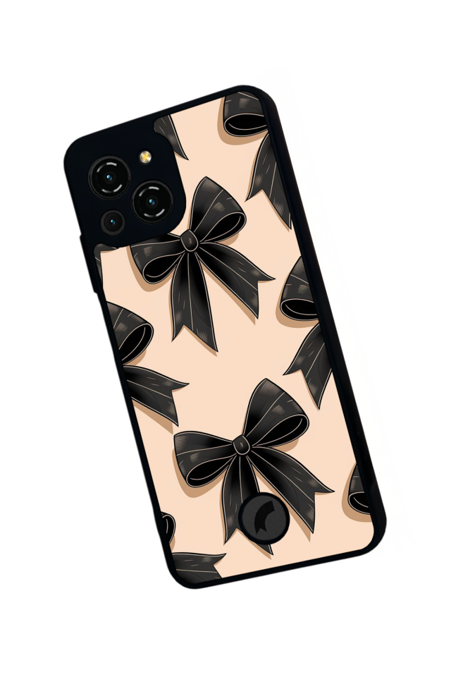 Reeder S23 Pro Max Uyumlu Kurdele Tasarımlı Glossy Premium Kılıf