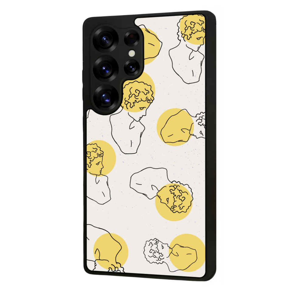 Samsung Galaxy S25 Ultra Uyumlu Line Art Tasarımlı Glossy Premium Kılıf