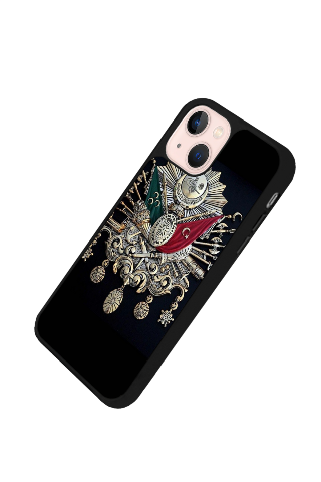 iPhone 13/14 Uyumlu Osmanli Tugrasi Tasarımlı Glossy Premium Kılıf