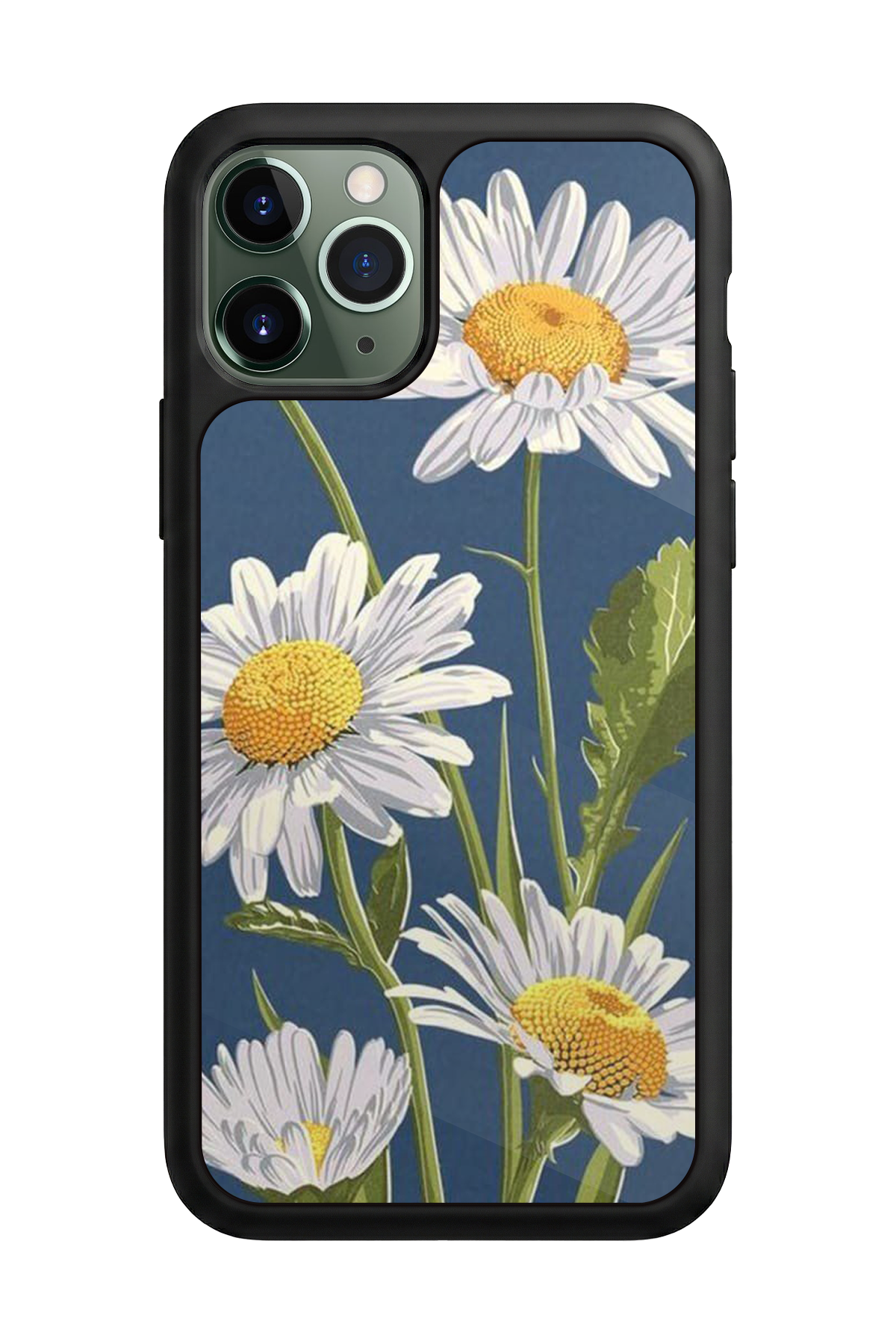 iPhone 11 Pro Uyumlu Papatya Tasarımlı Glossy Premium Kılıf