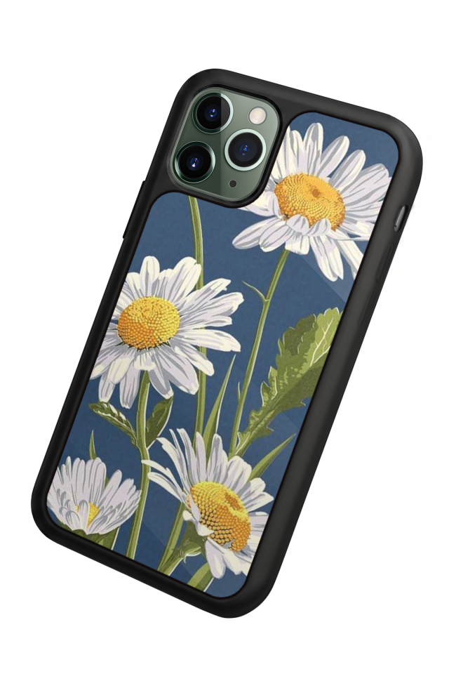 iPhone 11 Pro Uyumlu Papatya Tasarımlı Glossy Premium Kılıf