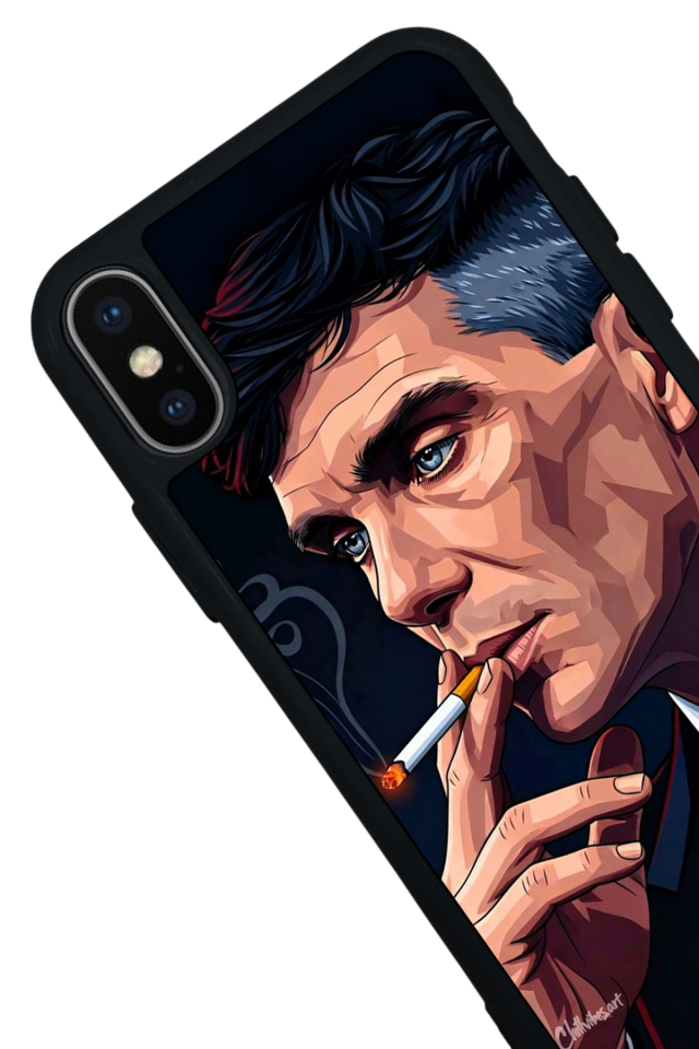 iPhone X/ XS Uyumlu Peaky Blinders Tasarımlı Glossy Premium Kılıf