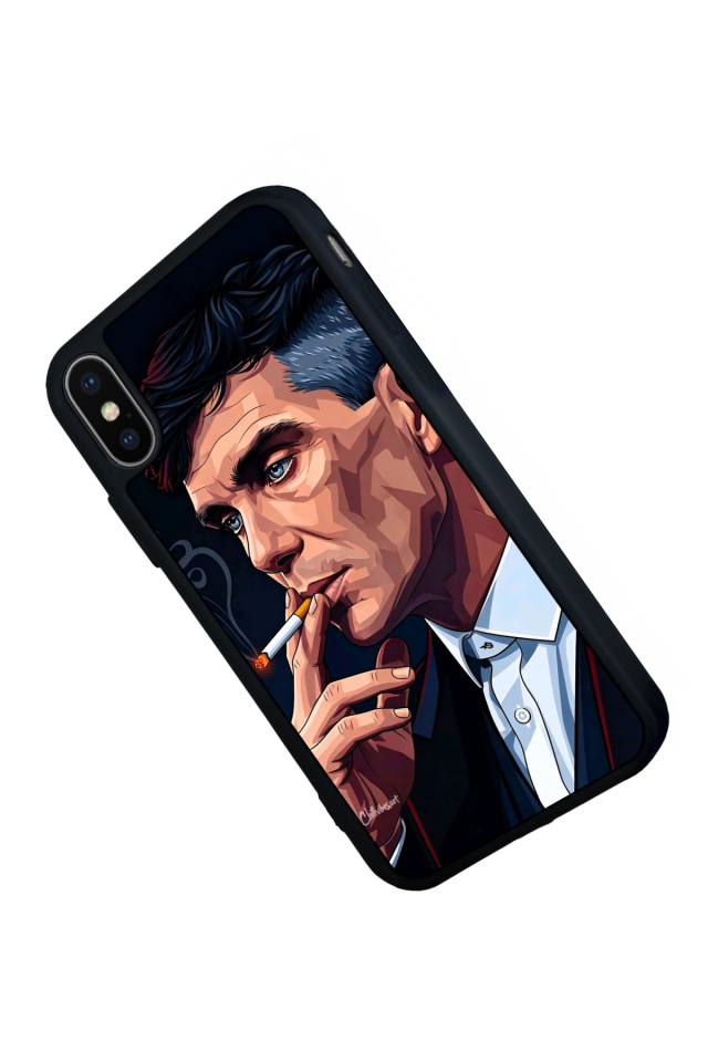 iPhone X/ XS Uyumlu Peaky Blinders Tasarımlı Glossy Premium Kılıf