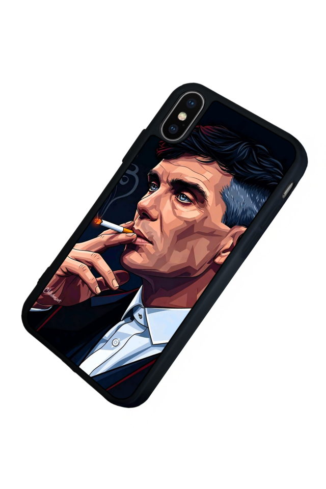 iPhone X/ XS Uyumlu Peaky Blinders Tasarımlı Glossy Premium Kılıf