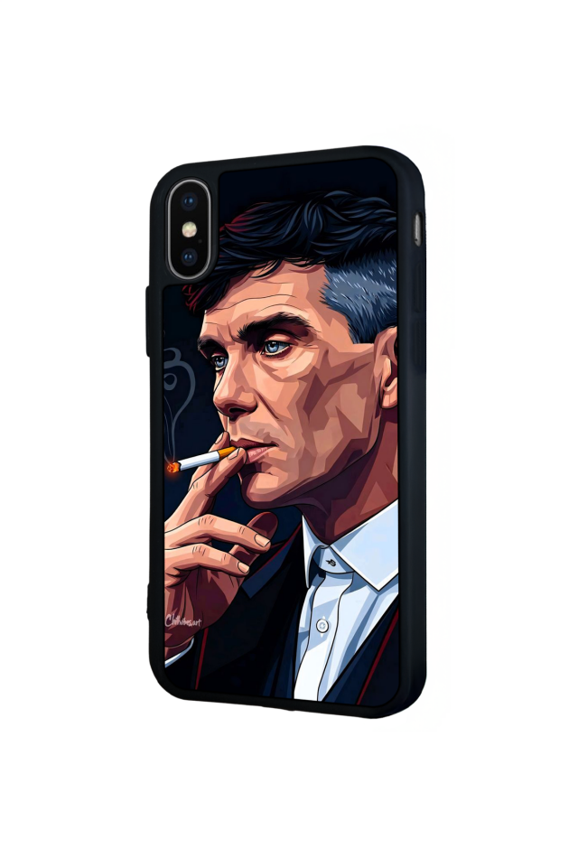 iPhone X/ XS Uyumlu Peaky Blinders Tasarımlı Glossy Premium Kılıf