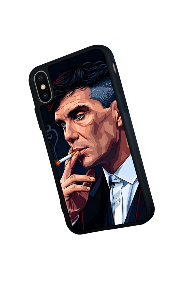 iPhone X/ XS Uyumlu Peaky Blinders Tasarımlı Glossy Premium Kılıf