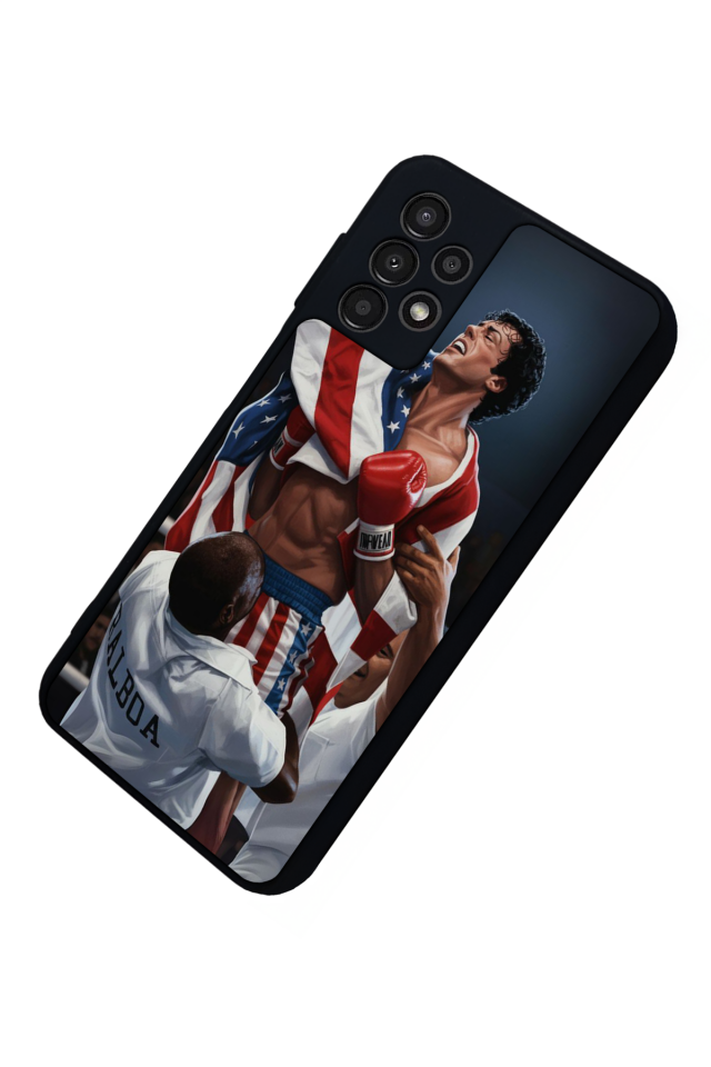 Samsung Galaxy A13 Uyumlu Rocky Tasarımlı Glossy Premium Kılıf