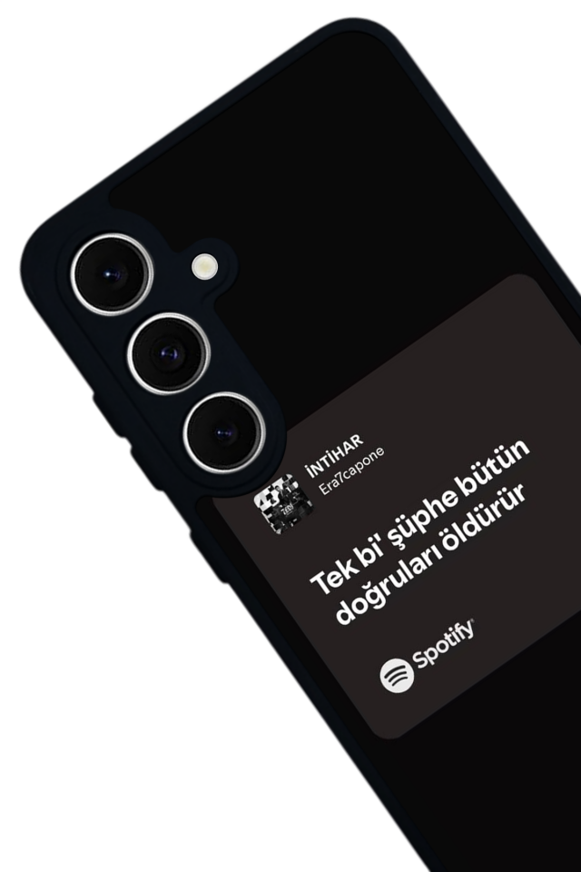 Samsung Galaxy A16 Uyumlu Sarki Sozleri Tasarımlı Glossy Premium Kılıf
