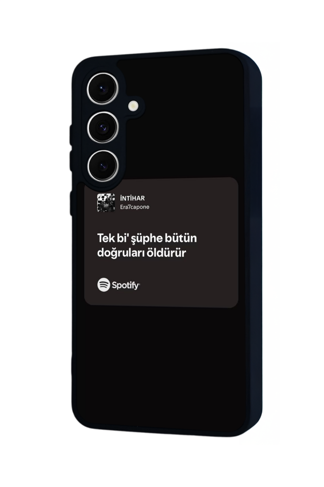 Samsung Galaxy A16 Uyumlu Sarki Sozleri Tasarımlı Glossy Premium Kılıf