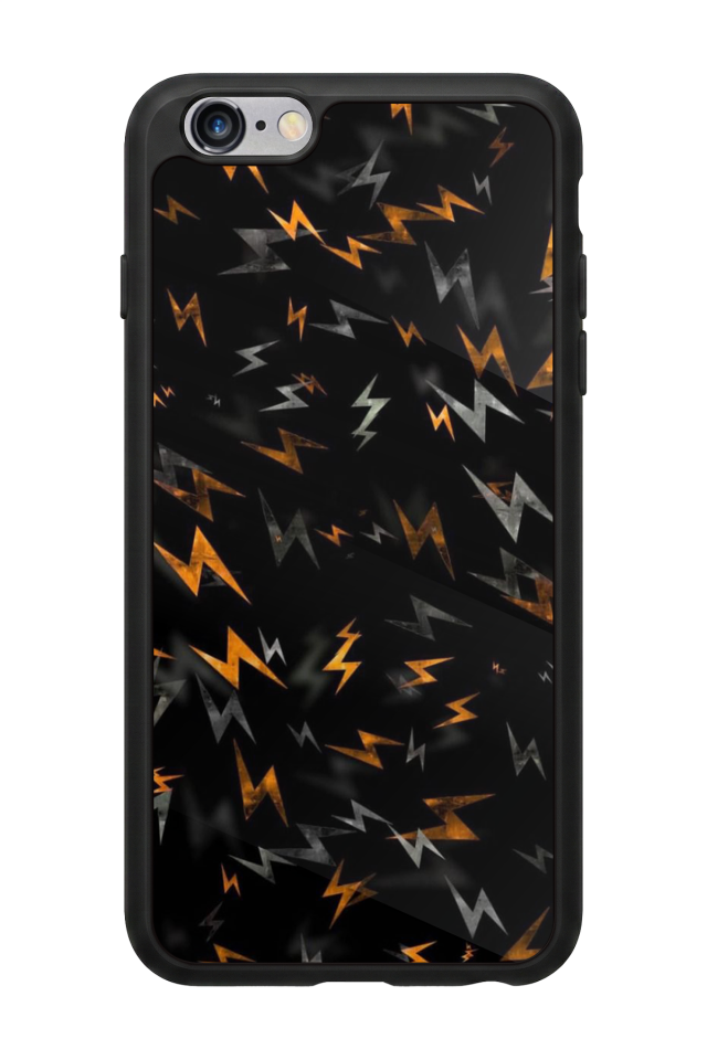iPhone 6s Plus Uyumlu Simsek Tasarımlı Glossy Premium Kılıf