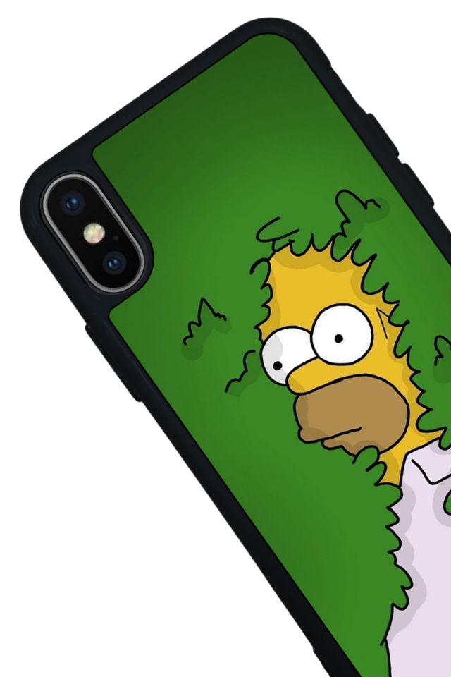 iPhone XS Max Uyumlu The Simpsons Tasarımlı Glossy Premium Kılıf
