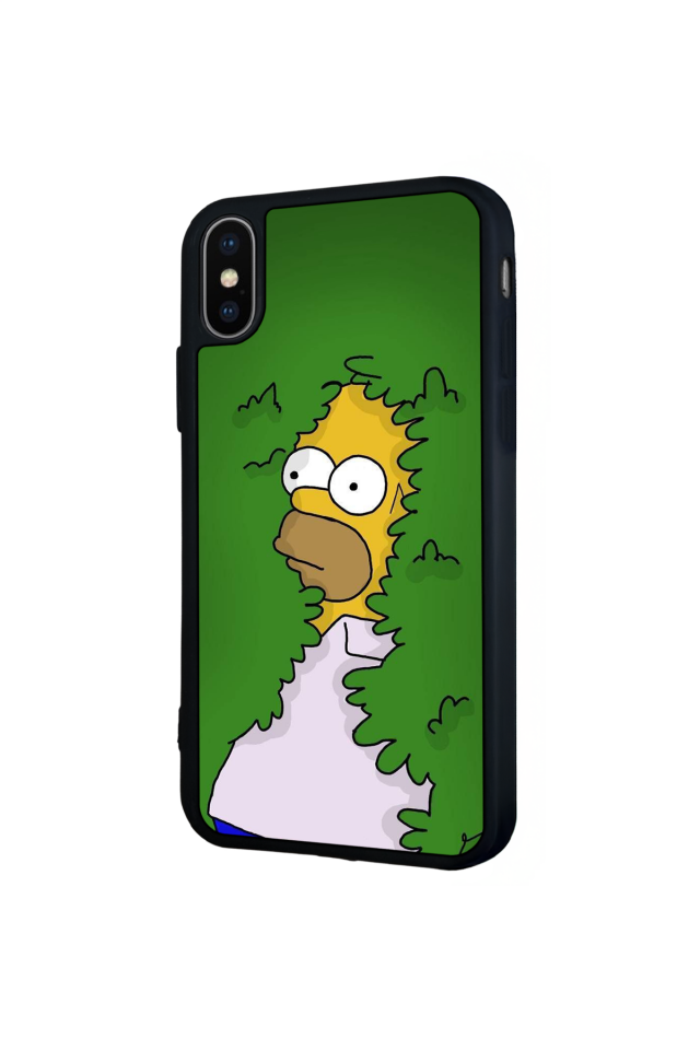 iPhone XS Max Uyumlu The Simpsons Tasarımlı Glossy Premium Kılıf