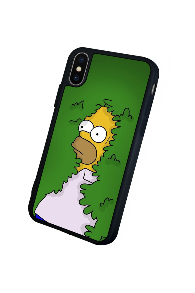 iPhone XS Max Uyumlu The Simpsons Tasarımlı Glossy Premium Kılıf