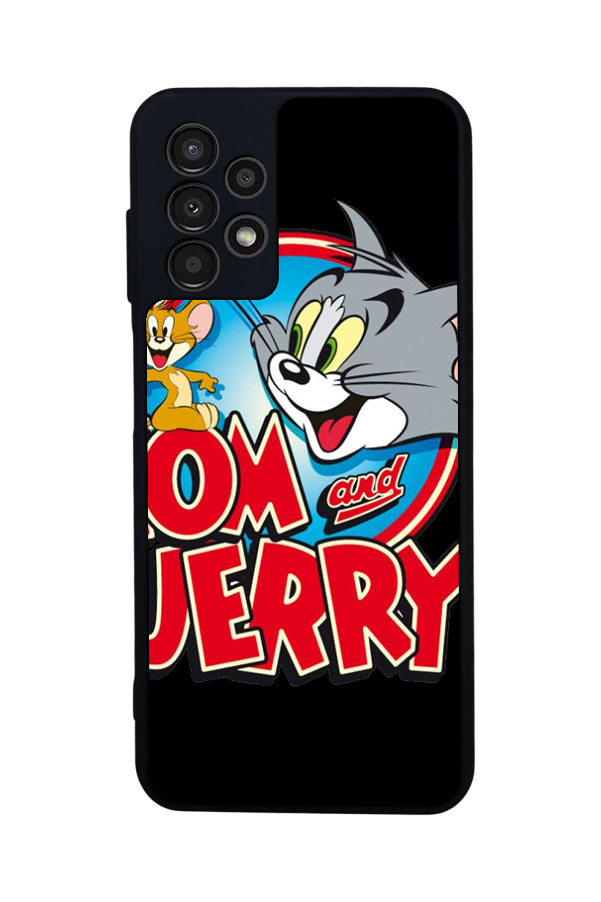 Samsung Galaxy A23 Uyumlu Tom And Jerry Tasarımlı Glossy Premium Kılıf