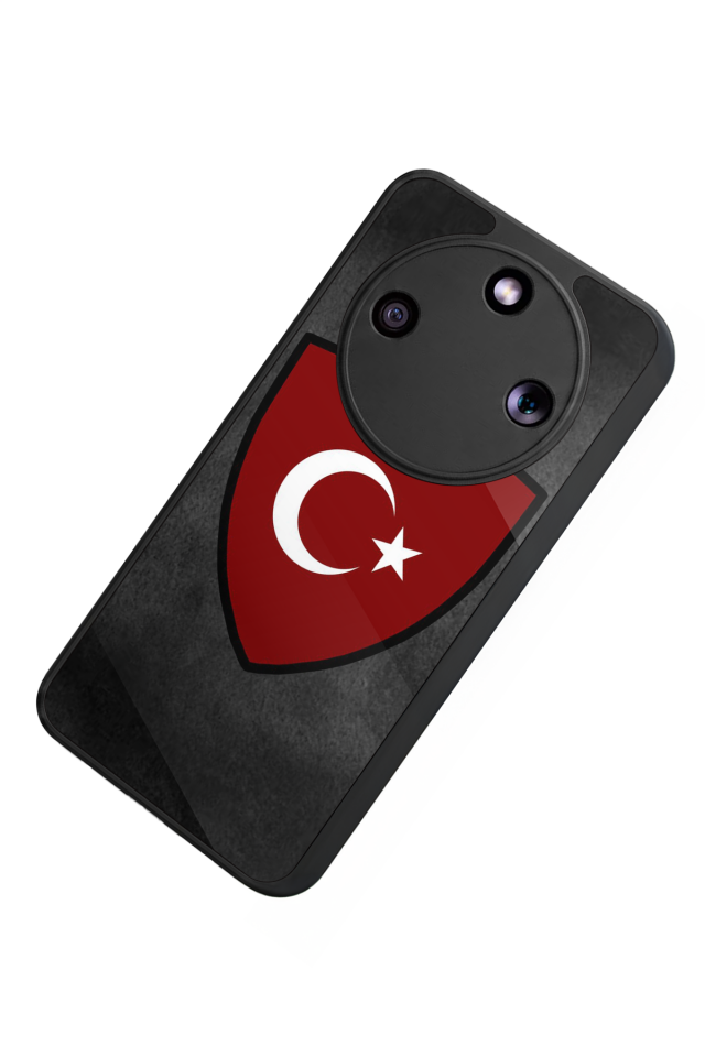 Honor Magic 8 Lite Uyumlu Türk Bayragi Tasarımlı Glossy Premium Kılıf