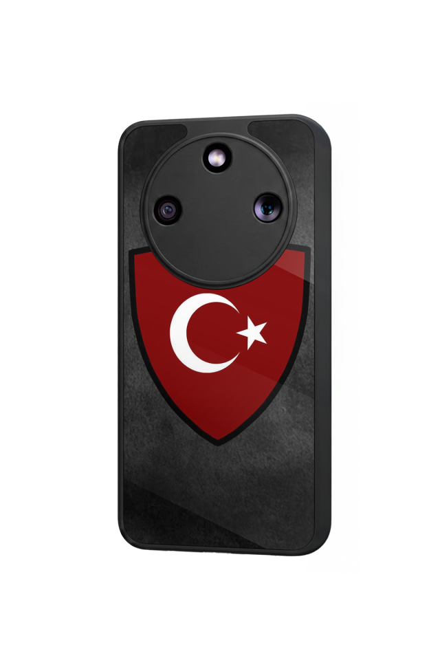 Honor Magic 8 Lite Uyumlu Türk Bayragi Tasarımlı Glossy Premium Kılıf