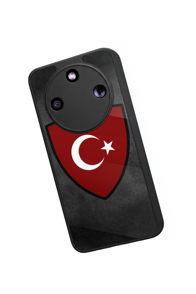 Honor Magic 8 Lite Uyumlu Türk Bayragi Tasarımlı Glossy Premium Kılıf