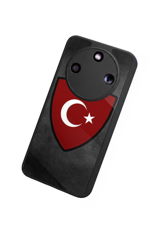 Honor Magic 8 Lite Uyumlu Türk Bayragi Tasarımlı Glossy Premium Kılıf