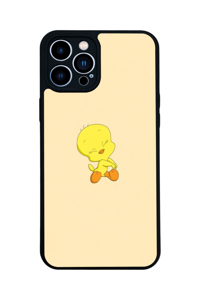 iPhone 13 Pro Max Uyumlu Tweety Tasarımlı Glossy Premium Kılıf