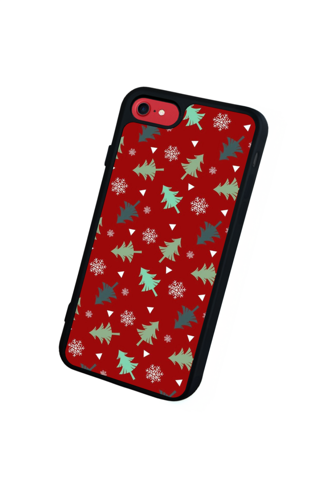 iPhone SE Uyumlu Yilbasi Christmas Tasarımlı Glossy Premium Kılıf