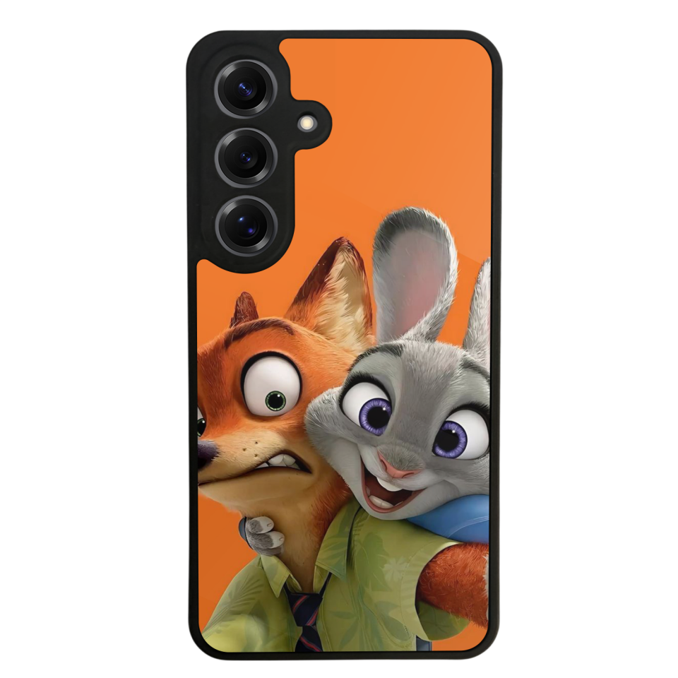 Samsung Galaxy S25 Uyumlu Zootropolis Tasarımlı Glossy Premium Kılıf
