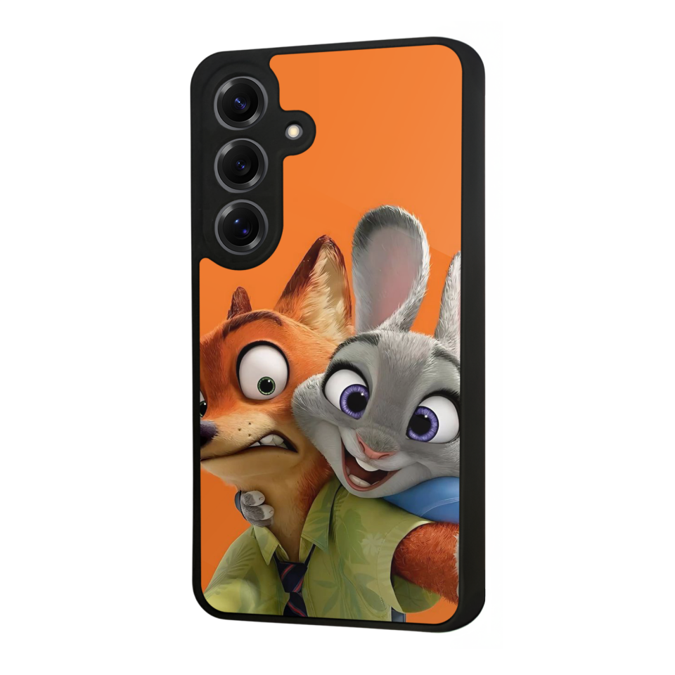 Samsung Galaxy S25 Uyumlu Zootropolis Tasarımlı Glossy Premium Kılıf