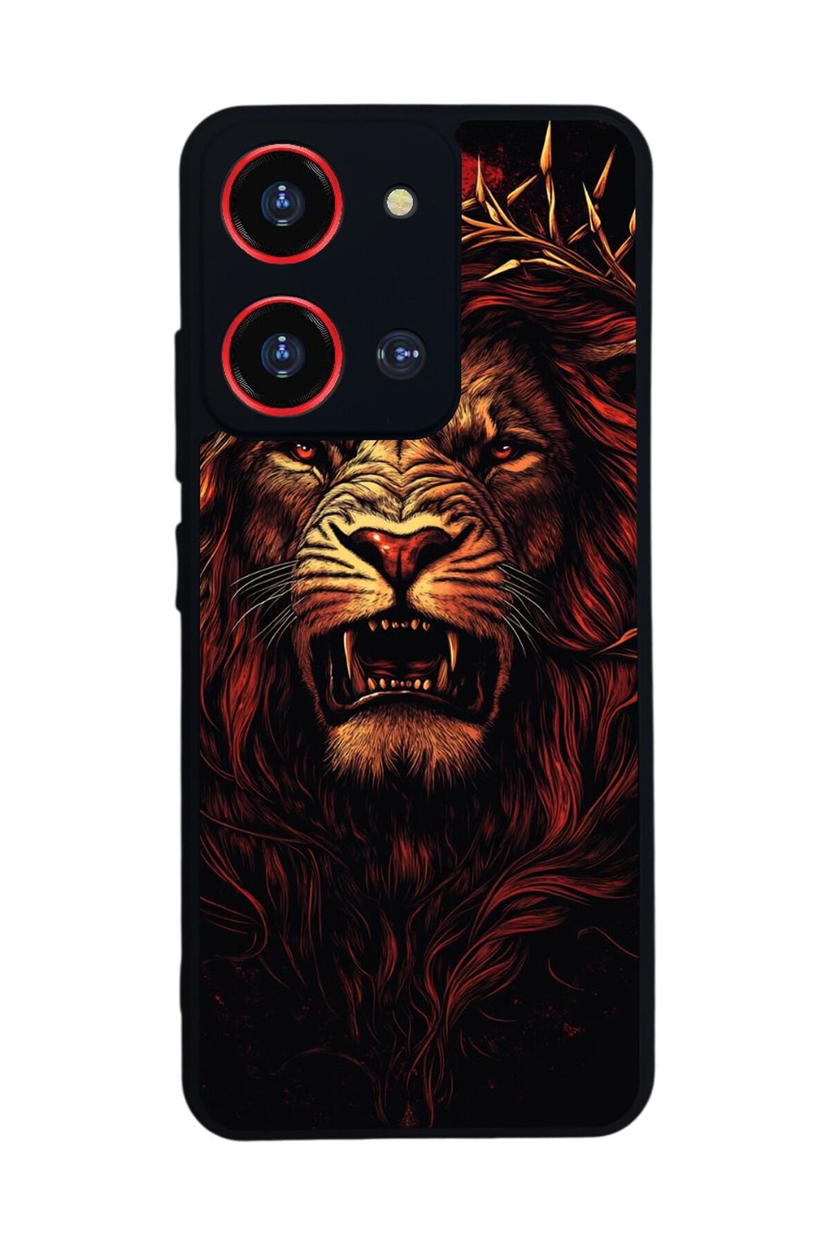 Reeder S19 Max Pro S 108MP Uyumlu Aslan Tasarımlı Glossy Premium Kılıf