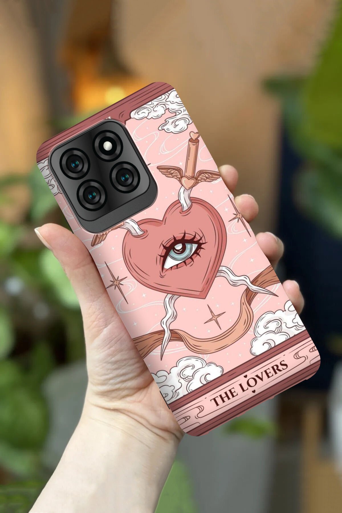 Reeder S71 Uyumlu Kamera Korumalı The Lovers Desenli HD Baskılı Silikon Kılıf