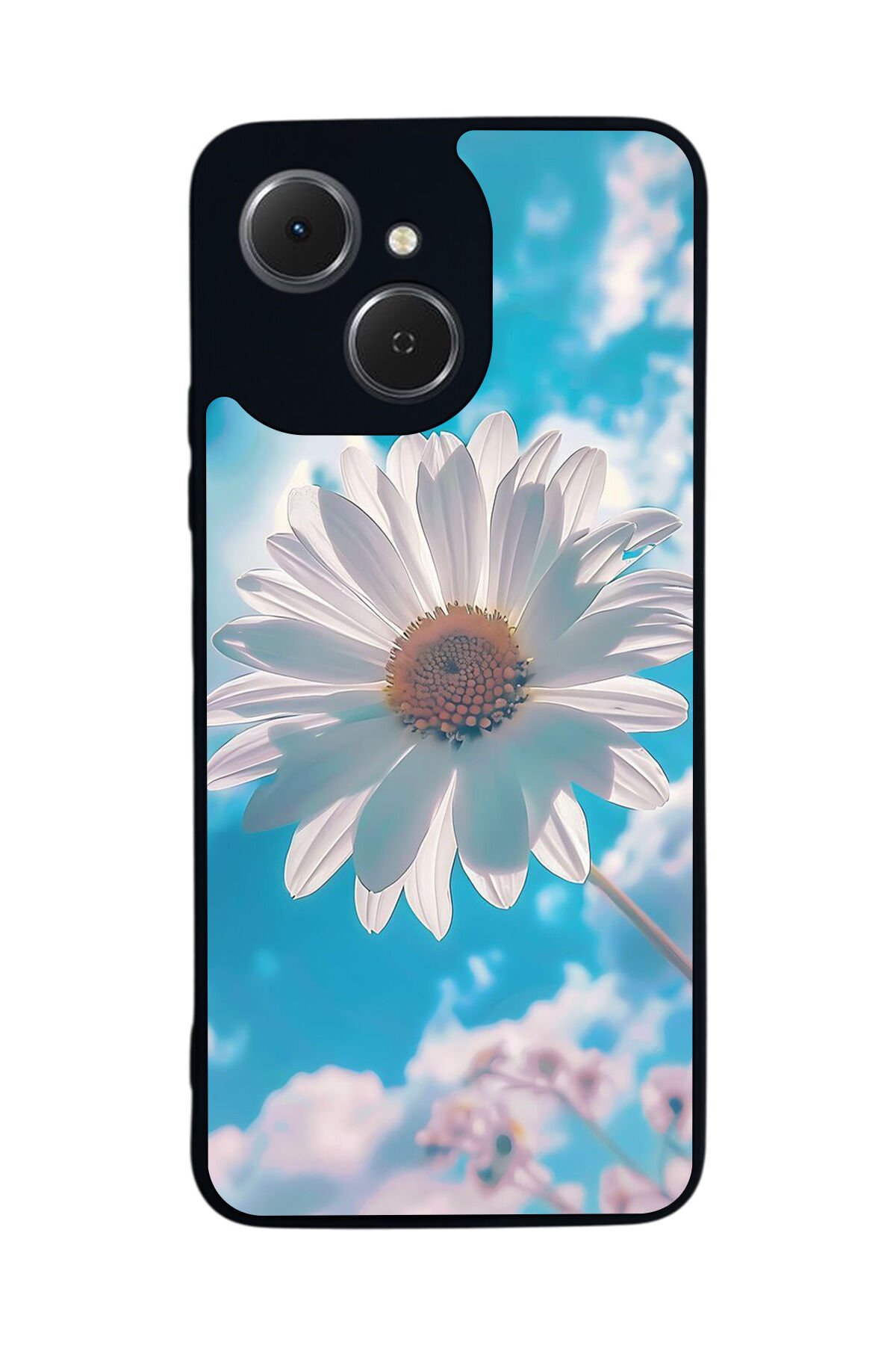 Tecno Spark 40C Uyumlu Cicek Tasarımlı Glossy Premium Kılıf