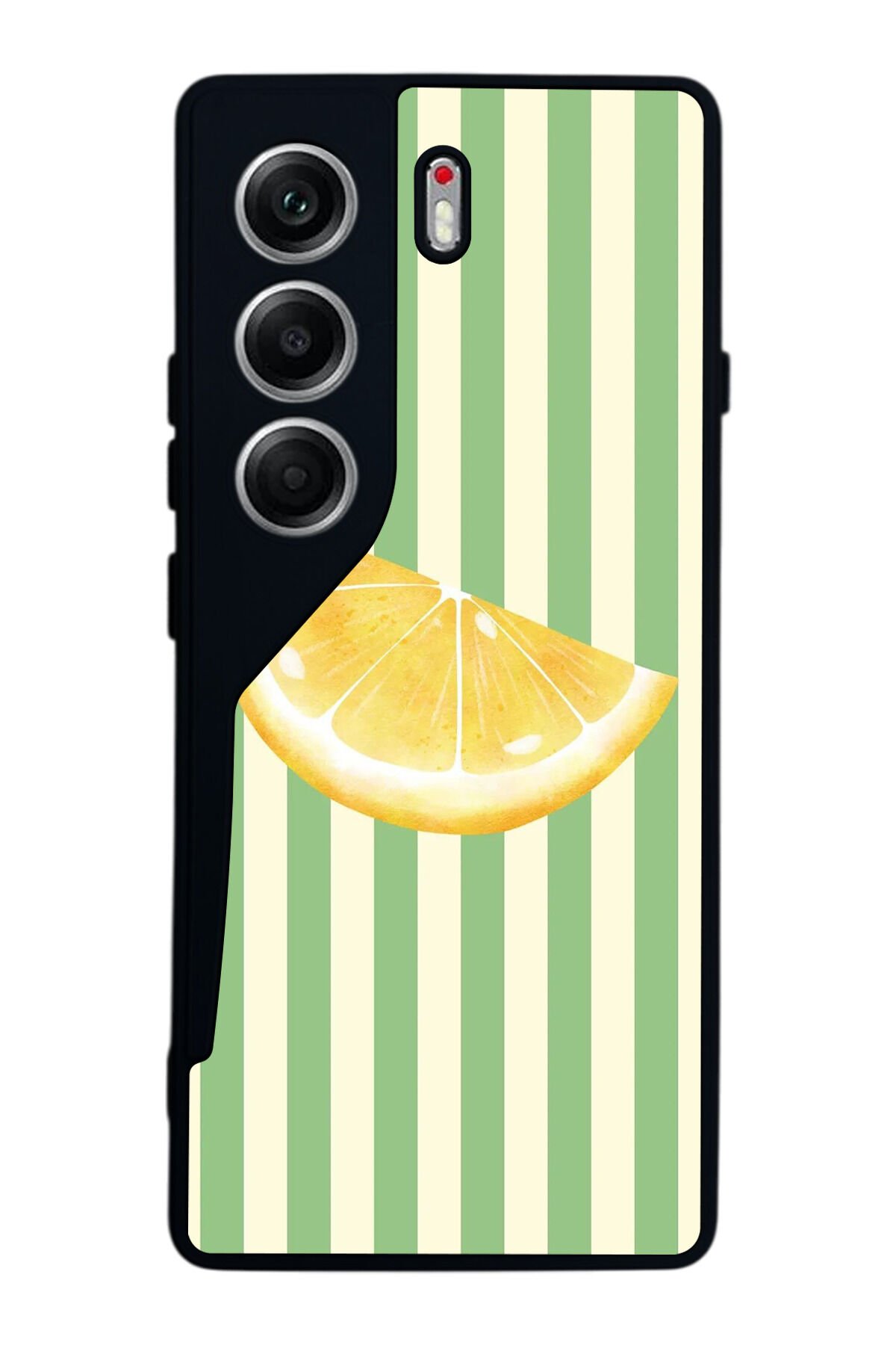 Tecno Camon 40 Uyumlu Limon Tasarımlı Glossy Premium Kılıf